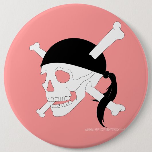 Piratenflagge #1 button (Vorderseite)