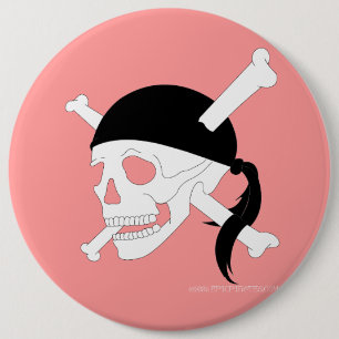Piratenflagge #1 button