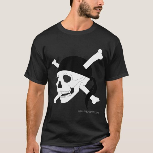 Piratenflagge #1 T-Shirt (Vorderseite)