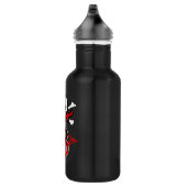 Piratenflagge B Monogramm Edelstahlflasche (Rechts)