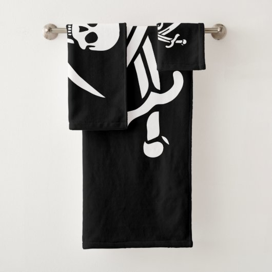 Piratenflagge Badhandtuch Set (Insitu)