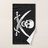Piratenflagge Badhandtuch Set (Handtuch)