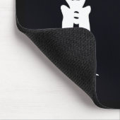 Piratenflagge Blackbeard Edward Teach Mousepad (Ecke)