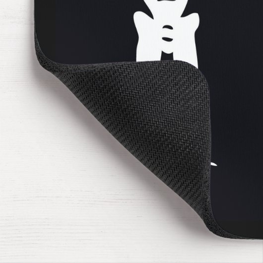 Piratenflagge Blackbeard Edward Teach Mousepad (Ecke)