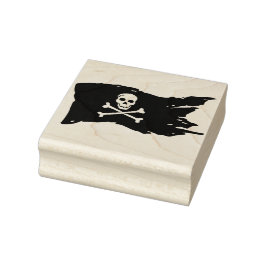 Piratenflagge Briefmarke Gummistempel