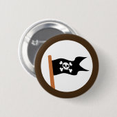 Piratenflagge Button (Vorne & Hinten)