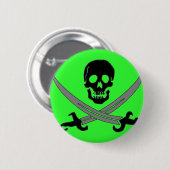 Piratenflagge Button (Vorne & Hinten)