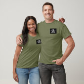 Piratenflagge Calico Jack Rackham (BLACK) T-Shirt (Unisex)