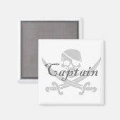 Piratenflagge Captain Magnet (Vorderseite/Rückseite)