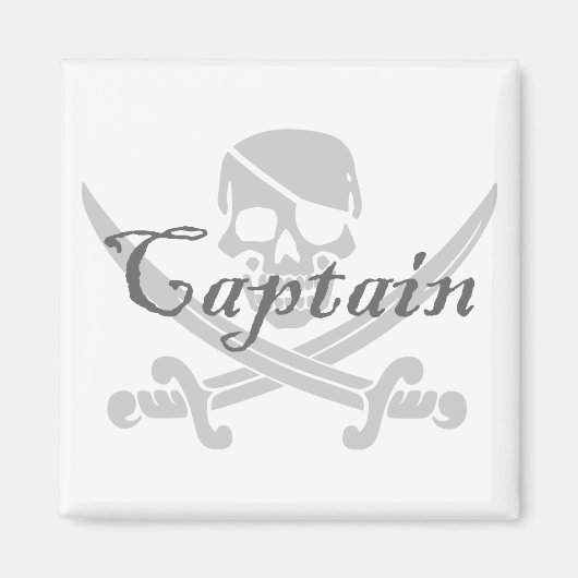 Piratenflagge Captain Magnet (Vorne)