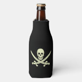 Piratenflagge Custom Pirate Flasche Cooler Flaschenkühler (Flaschenvorderseite)