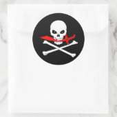 Piratenflagge (Cutlass) Aufkleber (Tasche)