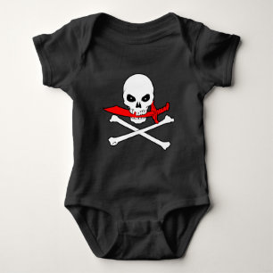 Piratenflagge (Cutlass) Baby Strampler