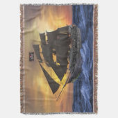 PIRATENFLAGGE DECKE (Vorderseite Vertikal)