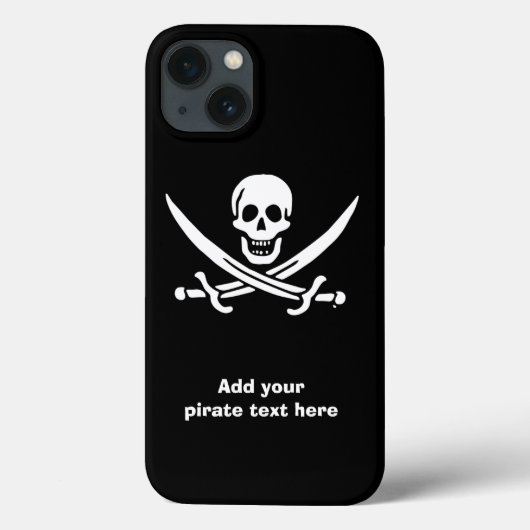 Piratenflagge der Piratenflagge Case-Mate iPhone Hülle (Rückseite)