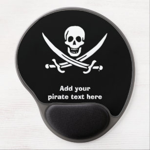 Piratenflagge der Piratenflagge Gel Mousepad