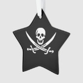 Piratenflagge der Piratenflagge Ornament (Vorderseite)