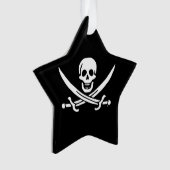 Piratenflagge der Piratenflagge Ornament (Vorderseite)