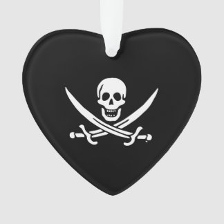 Piratenflagge der Piratenflagge Ornament