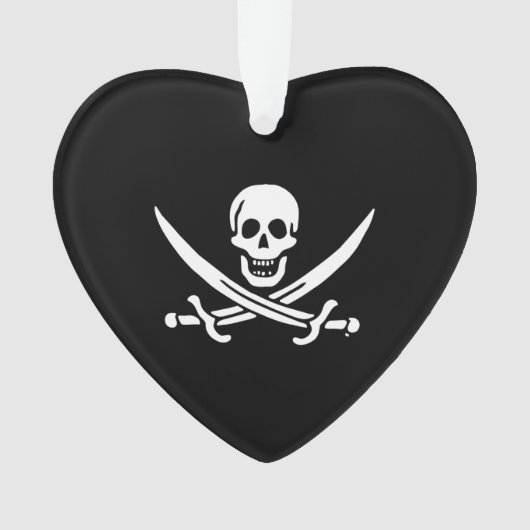 Piratenflagge der Piratenflagge Ornament (Vorderseite)