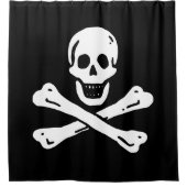 Piratenflagge Duschvorhang (Vorderseite)