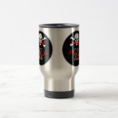 Piratenflagge E Monogramm Reisebecher (Mittel)