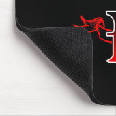 Piratenflagge F Monogramm Mousepad (Ecke)