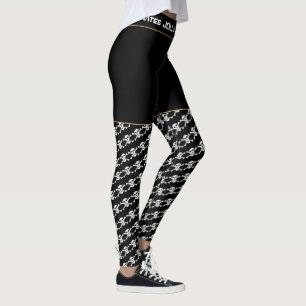 Piratenflagge Fashion & Skull X Knochen / Piraten- Leggings