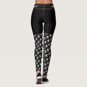 Piratenflagge Fashion & Skull X Knochen / Piraten- Leggings (Rückseite)
