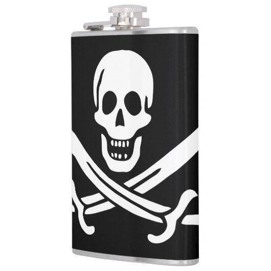 Piratenflagge Flachmann (Links)