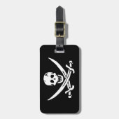 Piratenflagge Gepäckanhänger (Vorderseite vertikal)