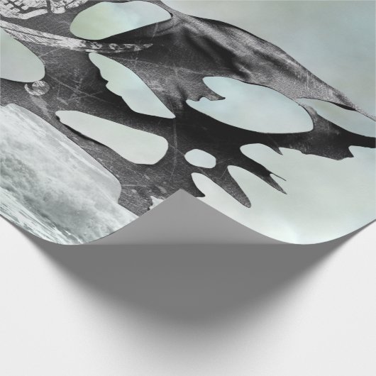 Piratenflagge Geschenkpapier (Ecke)