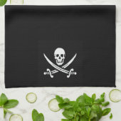 Piratenflagge Geschirrtuch (Gefaltet)