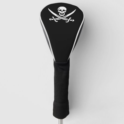Piratenflagge Golf Headcover (Vorderseite)