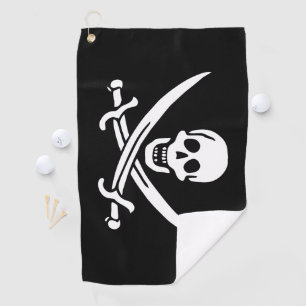 Piratenflagge Golfhandtuch