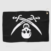 Piratenflagge Golfhandtuch (Horizontal)