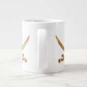 Piratenflagge Jumbo-Tasse (Rückseite)