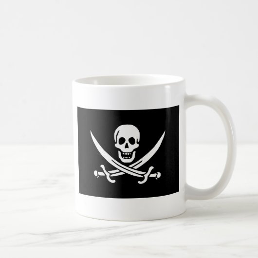 Piratenflagge Kaffeetasse (Rechts)