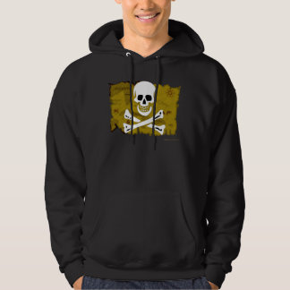Piratenflagge-Karte #3 Hoodie