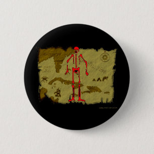 Piratenflagge-Karte #6 Button