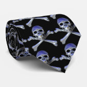 Piratenflagge-Krawatte Krawatte (Gerollt)