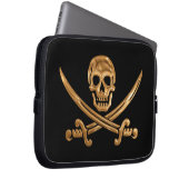 Piratenflagge Laptopschutzhülle (Vorne Rechts)