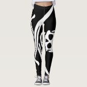 Piratenflagge Leggings (Vorderseite)
