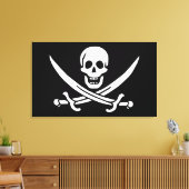 Piratenflagge Leinwanddruck (Insitu (Wohnzimmer))