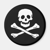 Piratenflagge Magnet (Vorne)