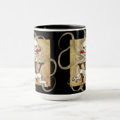 Piratenflagge Monogramm Tasse (Zentrum)