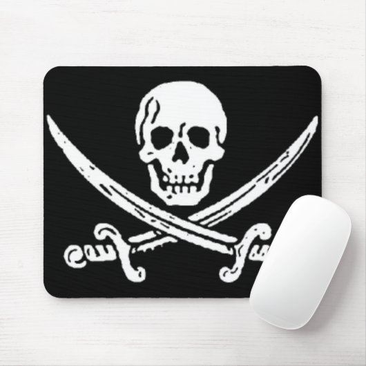 Piratenflagge Mousepad (Mit Mouse)