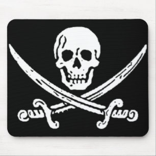 Piratenflagge Mousepad