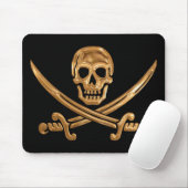 Piratenflagge Mousepad (Mit Mouse)