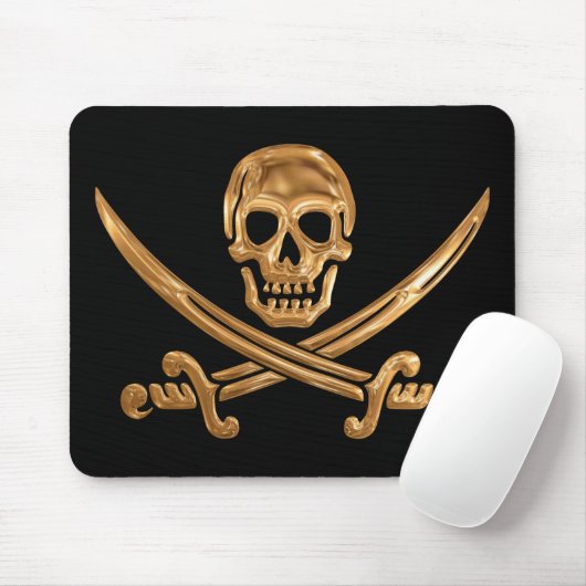 Piratenflagge Mousepad (Mit Mouse)
